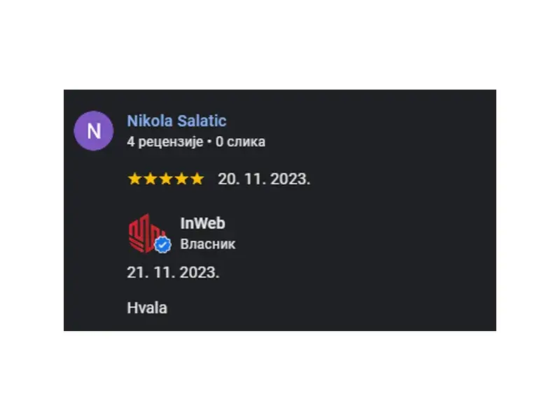 Recenzija od Nikola Salatić - AeternaLux